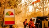 Aveiro com perigo muito elevado de incêndio rural em dia de calor e vento