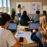 Estudantes usam IA rotineiramente, mas escolas raramente ensinam a empregá‑la em contexto educativo
