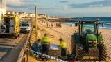Homem na casa dos 70 anos morre atropelado por trator na Praia da Tocha