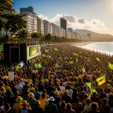 Flávio Bolsonaro lança campanha com comício e trio elétrico em Copacabana no domingo