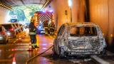 Túnel do Marão reaberto após incêndio em viatura sem feridos