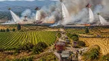 Vila Pouca de Aguiar: dezenas de meios aéreos e centenas de operacionais combatem fogo em área agrícola