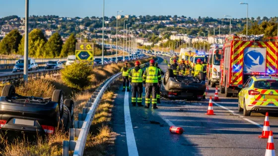 Acidente na A1 em Vila Nova de Gaia deixa dois feridos e perturba tráfego matinal
