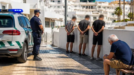 Albufeira: Três detidos em flagrante por roubo de telemóvel a homem de 73 anos