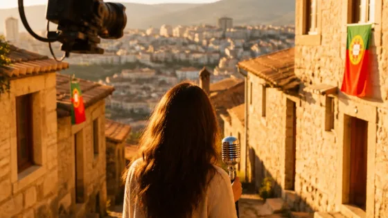 Cantora com raízes na Lousa lança hino de apoio à seleção e destaca herança local