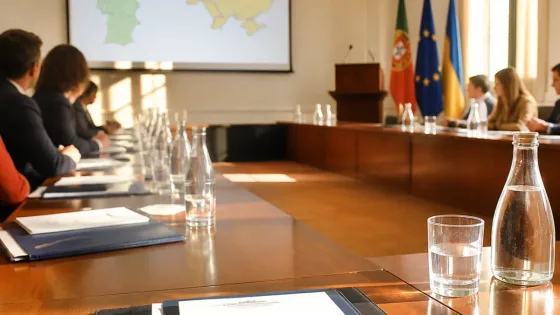 Coimbra estabelece parceria com agência regional de Kiev para projetos comuns