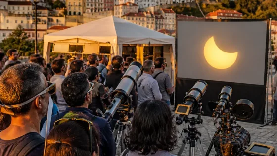 Coimbra prepara observação pública do eclipse solar com 98% de ocultação