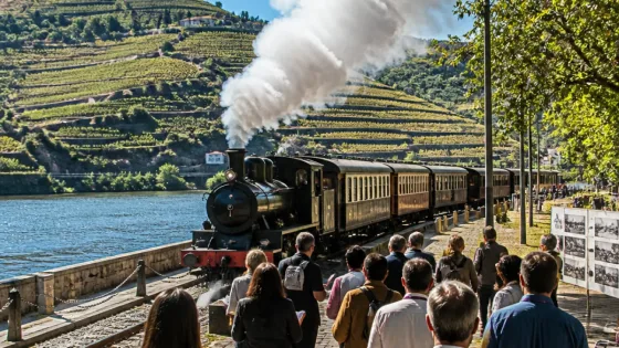 Comboio Histórico do Douro põe em cena compromisso com o futuro do Alto Douro Vinhateiro