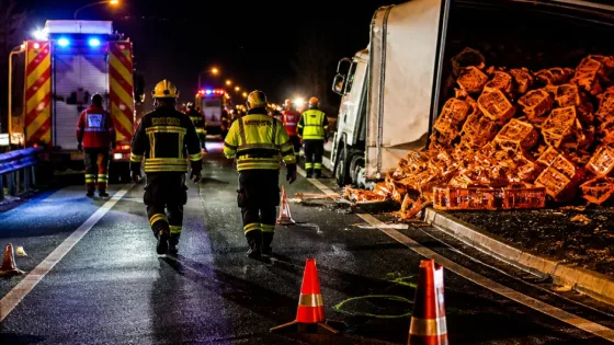 Despiste de camião no IC8 provoca morte de jovem em Pombal