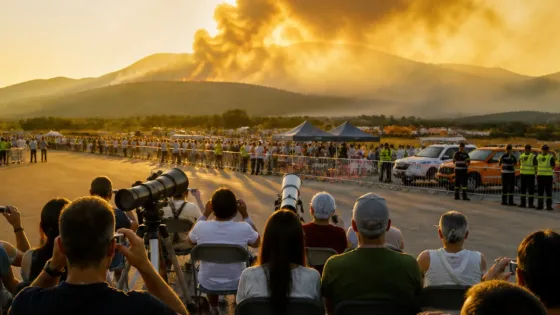 Eclipse e Perseidas deslocam-se para o Aeródromo de Bragança por causa dos incêndios