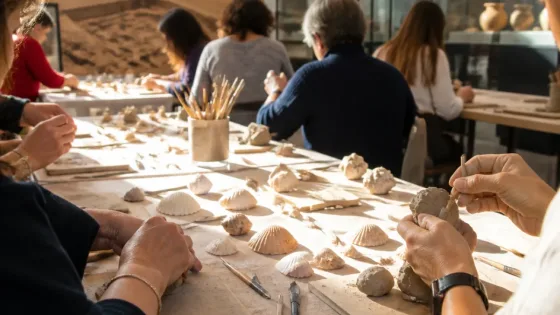 Elvas recebe workshop de escultura 'Conchas e o que elas sugerem' no Museu António Tomás Pires