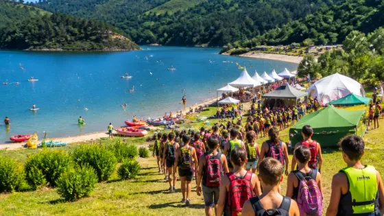 Fafe acolhe 600 caminheiros no ACAR﻿EG com atividades náuticas na Barragem da Queimadela