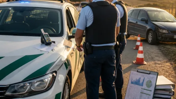 GNR de Beja regista 20 detenções e 285 infrações num balanço semanal