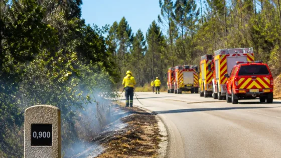 Incêndio em Vale de Estrela mobilizou 23 operacionais no concelho da Guarda