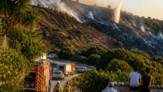Incêndio na Serra de Carnaxide em Oeiras dado como dominado após mobilização de meios