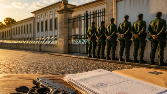 Incidente com arma de serviço em Portalegre leva a inquérito e processos disciplinares na GNR