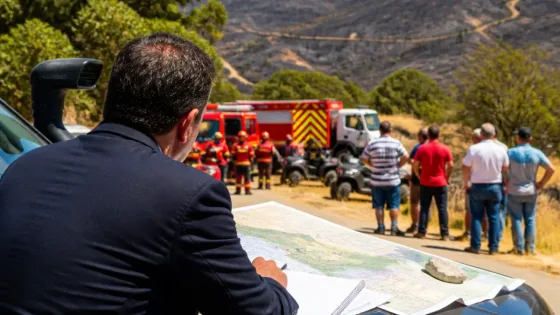 Ministro visita concelhos afetados pelo fogo que atingiu Mirandela e promete corrigir falhas