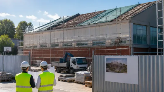 Ourém lança requalificação do pavilhão da escola secundária com apoio da Construção Pública