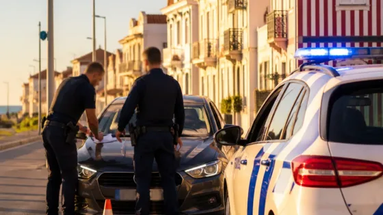PSP detém jovem em Tavarede por conduzir sem carta em Figueira da Foz