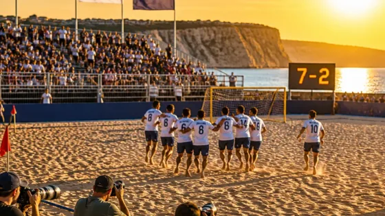 Sesimbra assegura presença nas meias-finais do Campeonato de Elite de futebol de praia