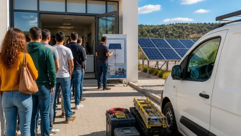 Aberta candidatura para formação em energia solar com 16 vagas para residentes do distrito