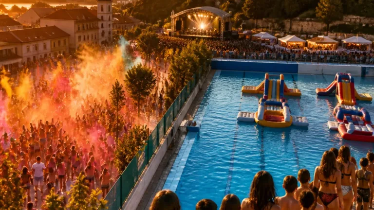 Abrantes prepara Dia da Juventude com entradas grátis nas piscinas, Color Party e Sunset no Castelo