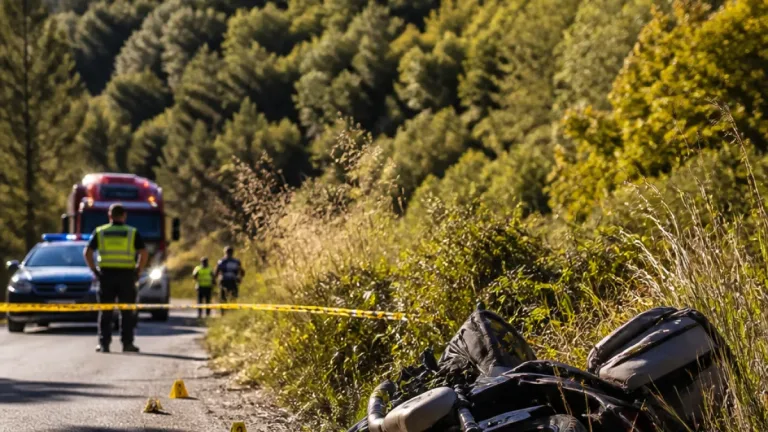 Acidente mortal em estrada de Fundão envolve motociclista e põe em foco segurança rodoviária