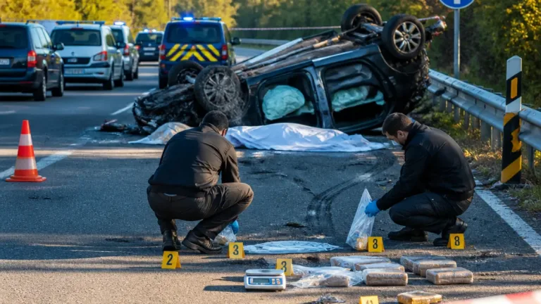 Acidente na A33 em Fernão Ferro causa dois mortos e revela grande apreensão de droga