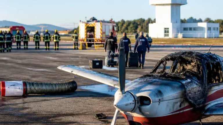 Acidente no aeródromo de Portimão provoca morte de piloto