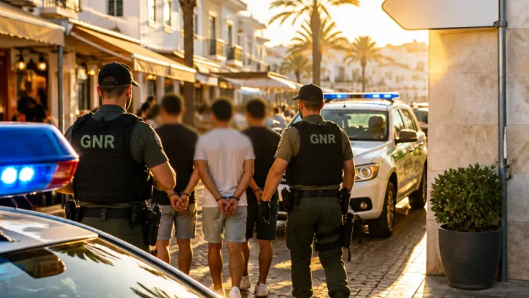 Albufeira: três detidos em flagrante por roubo de telemóvel e ficam em prisão preventiva