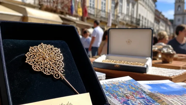 Alfinete em filigrana é lançada como símbolo das festas de Nossa Senhora d'Agonia
