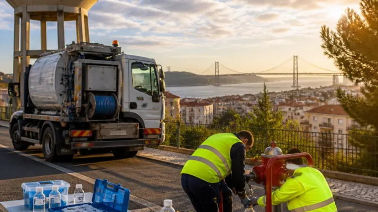 Almada: autoridades garantem que água da rede é segura para consumo