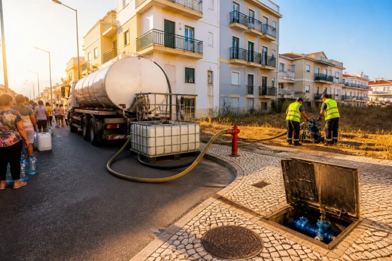 Almada enfrenta rutura no abastecimento de água em contexto de crescimento populacional e turismo
