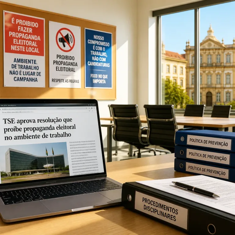 TSE proíbe assédio eleitoral em empresas e prevê responsabilização em três frentes