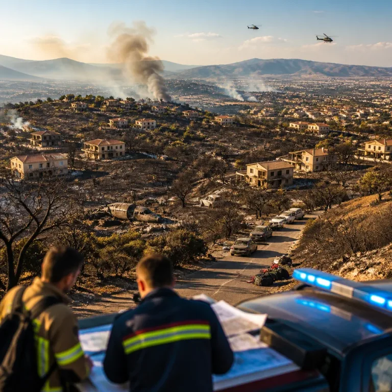 Incêndios na Grécia queimam cerca de 11 mil hectares e provocam danos graves à vegetação nativa