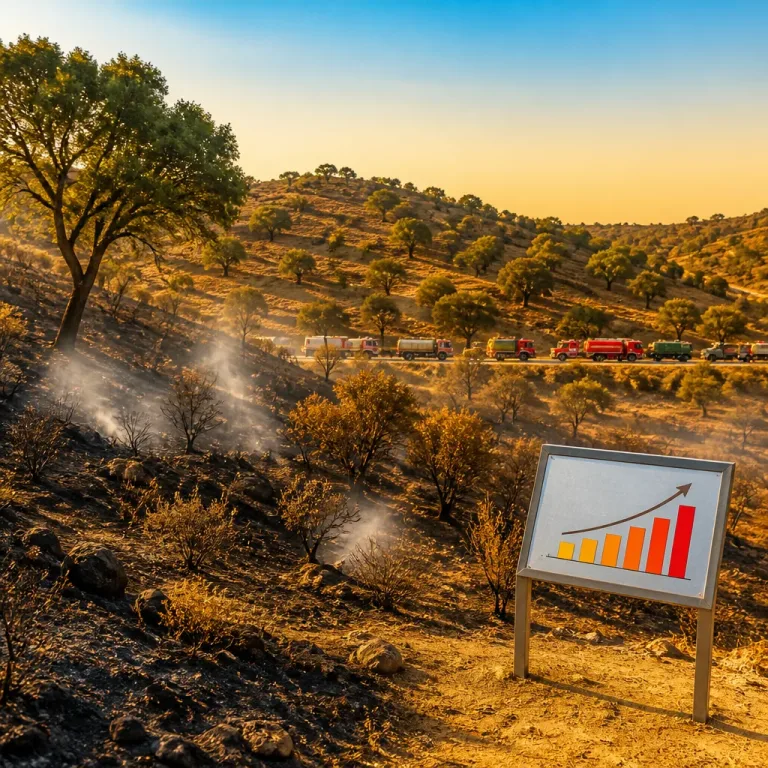 Condições para incêndios na Europa aumentaram 50% na última década, alerta estudo