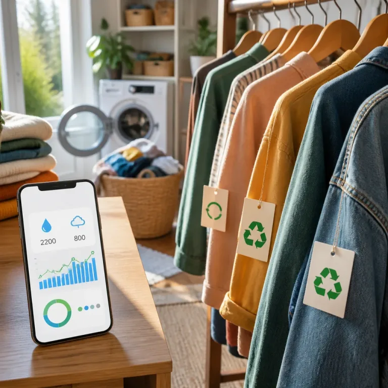 Ferramenta gratuita estima a pegada de água e CO₂ do guarda‑roupa e quer tornar o impacto visível