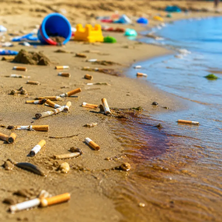 Pontas de cigarro: resíduos químicos que ameaçam água, praias e seres vivos