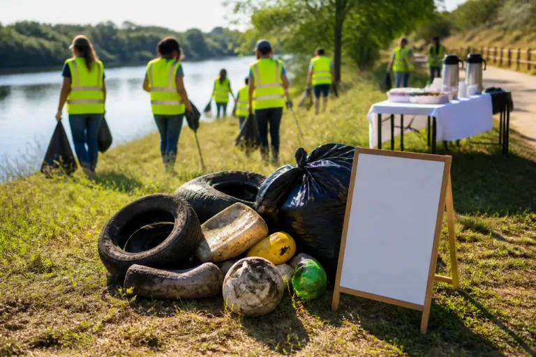 Cáritas promove limpeza e sensibilização nas margens do Guadiana em Brinches