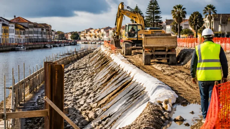 Aveiro alarga prazo para concluir expansão do Canal de São Roque até 30 de outubro de 2026