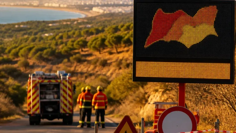 Aviso Amarelo mantém Algarve em alerta e metade dos concelhos do distrito em risco máximo de incêndio