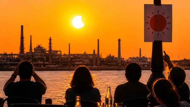 Barreiro prepara-se para eclipse parcial com tempo seco e calor até 37°C