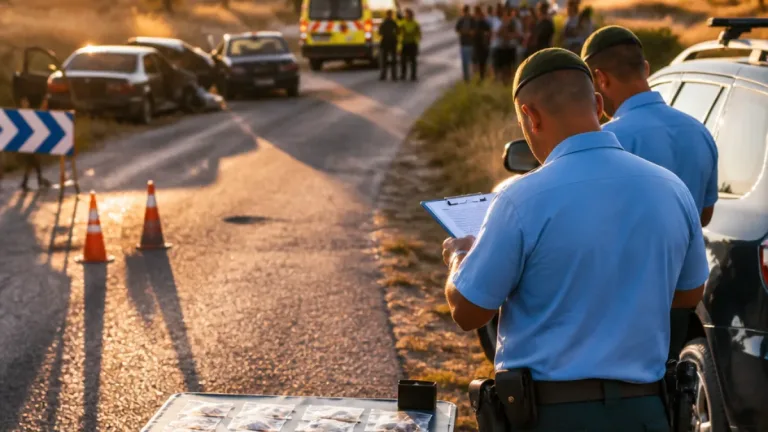 Beja: GNR regista 13 detenções e 59 acidentes numa semana, com quatro feridos graves