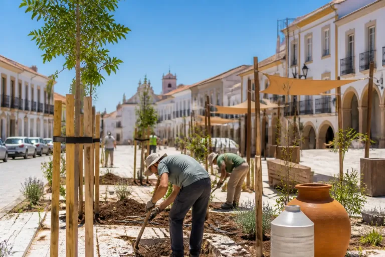 Beja lança rede de abrigos climáticos e aposta em árvores para mitigar ilhas de calor