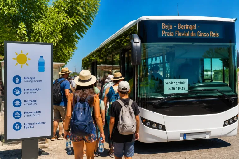 Beja reforça acesso à Praia de Cinco Reis com autocarro diário e gratuito