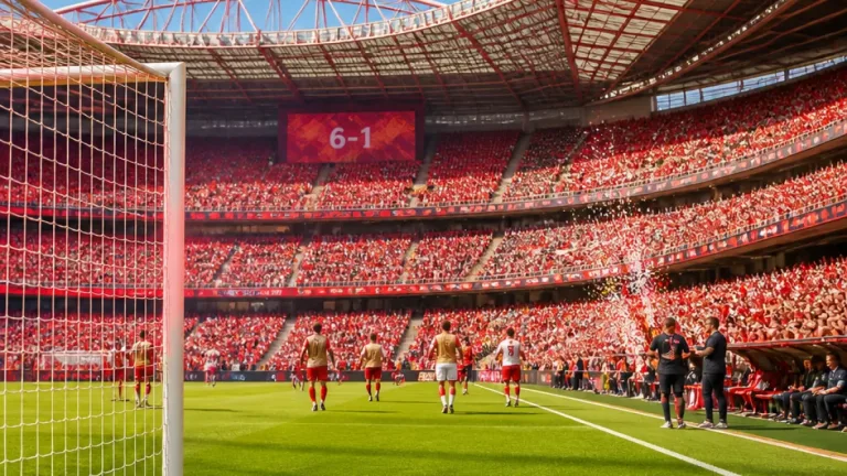 Benfica aplica goleada ao Belenenses no primeiro jogo da época na Luz