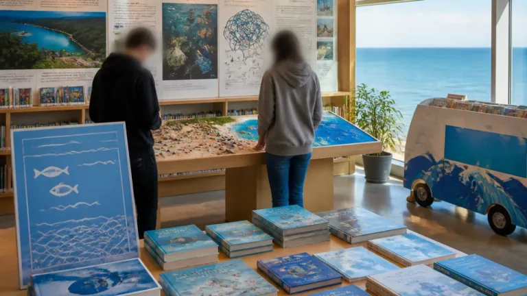 Biblioteca de Santo Tirso promove leitura sobre sustentabilidade e destaca o mar