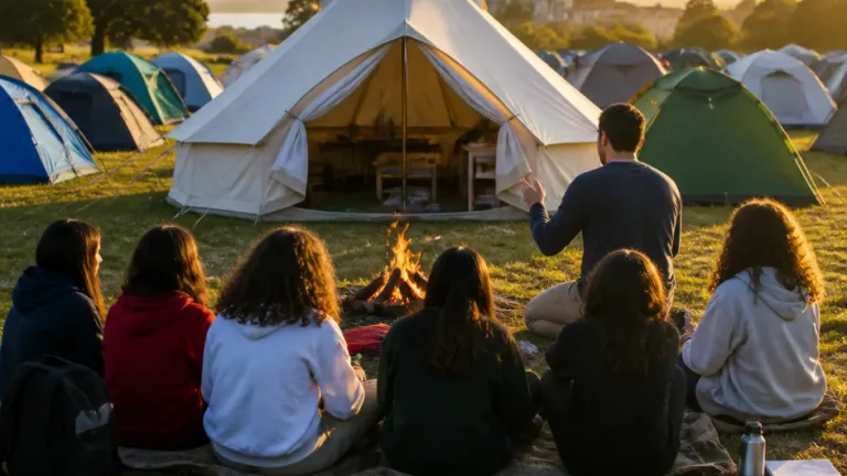 Bispo de Viana acampa com jovens para enfatizar escuta ativa e renovação pastoral