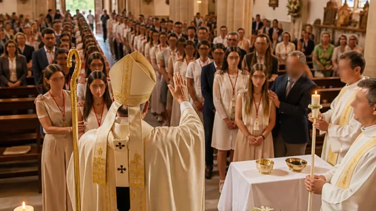 Bispo de Viseu confirma 63 jovens e adultos em Oliveira de Frades