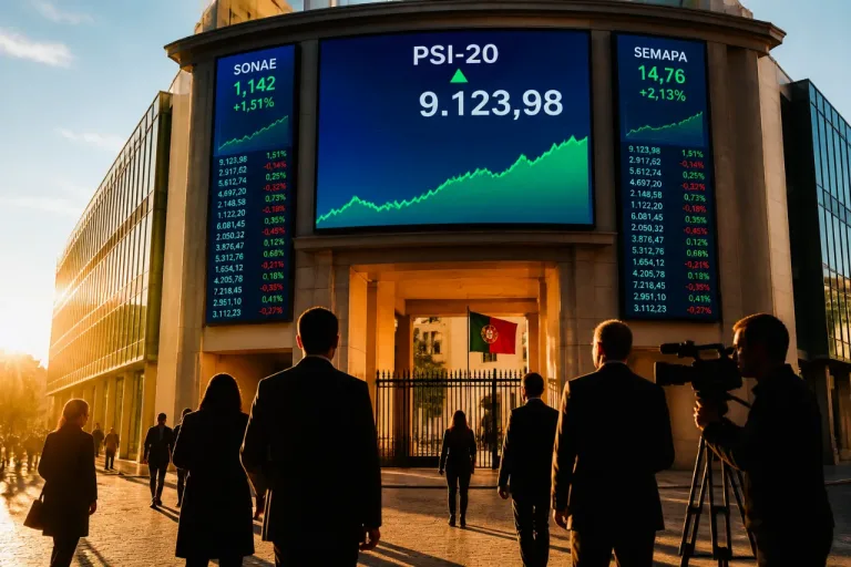 Bolsa de Lisboa fecha em alta com Sonae e Semapa a destacar-se
